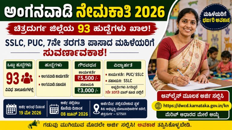 Anganwadi Recruitment 2026