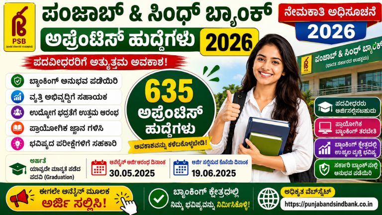 Punjab & Sind Bank Recruitment 2026
